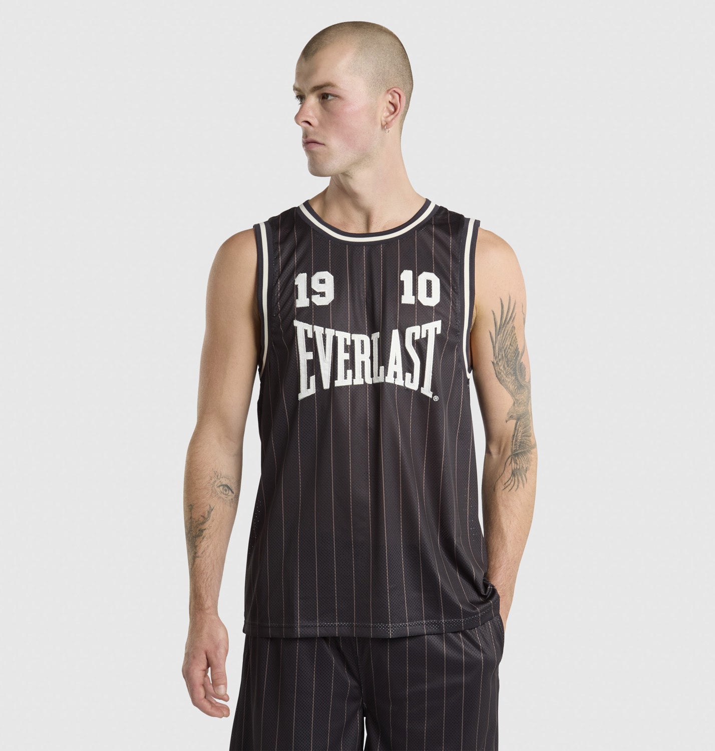 Pinstripe Mesh Tank