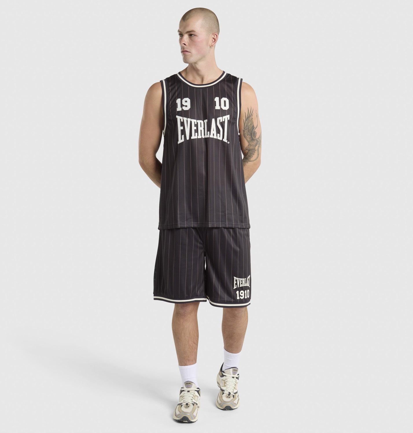 Pinstripe Mesh Tank