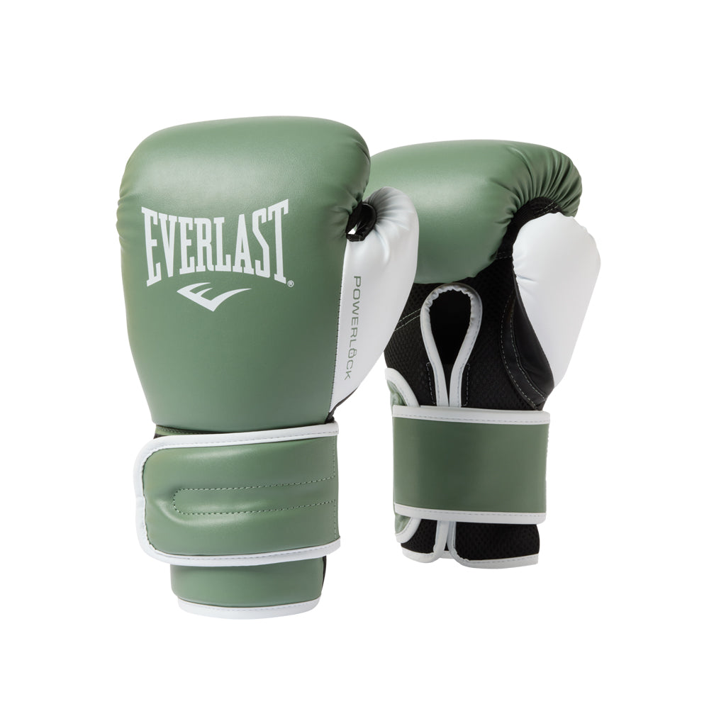Gants De Boxe Everlast Powerlock2 Training 12Oz - Noir/Gris - Neufs Avec étiquette