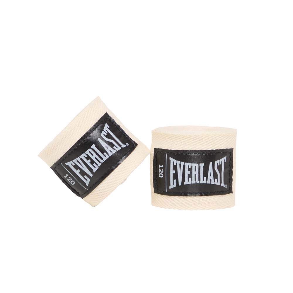Everlast 120-Inch Boxing Hand Wraps – Unisex, Breathable, With Thumb Strap & Hook-and-Loop Closure (Pack Of 2)