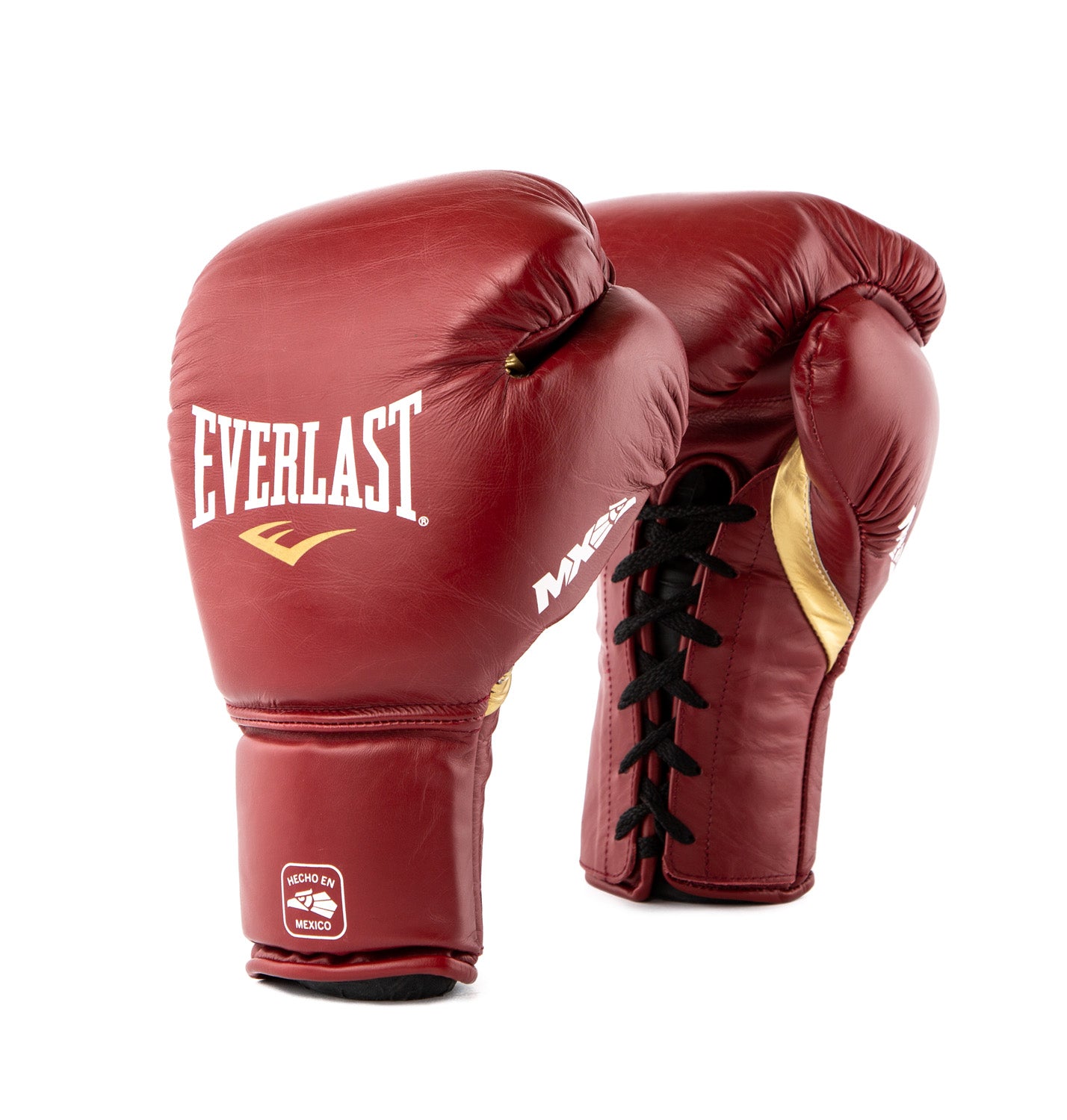 Mx2 Training Gloves 16oz Laces Red Gold Everlast Australia